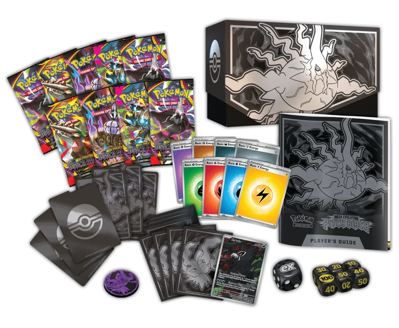 Pre Order - Pokémon Mega Evolution Pitch Black Elite Trainer Box